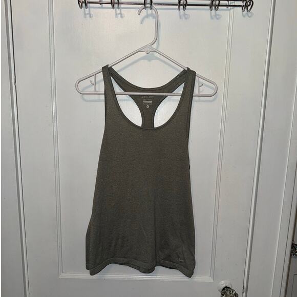 Nike Dri-Fit Racerback Tank Gray Women's size M - Picture 1 of 6